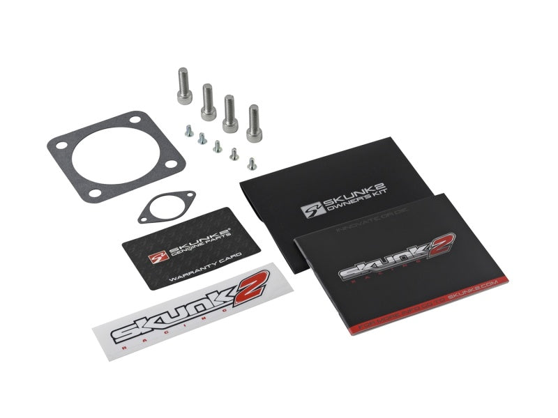 Skunk2 Pro Series Mitsubishi EVO VII/VIII/IX 68mm Billet Throttle Body (Black Series) (Race Only)-thumbmail-5