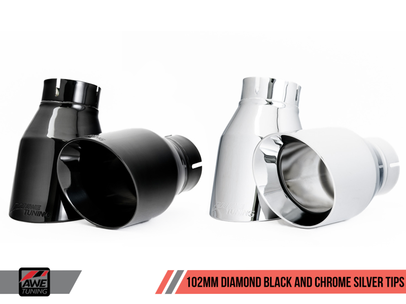 AWE Tuning Porsche 718 Boxster / Cayman Track Edition Exhaust - Diamond Black Tips-thumbmail-3
