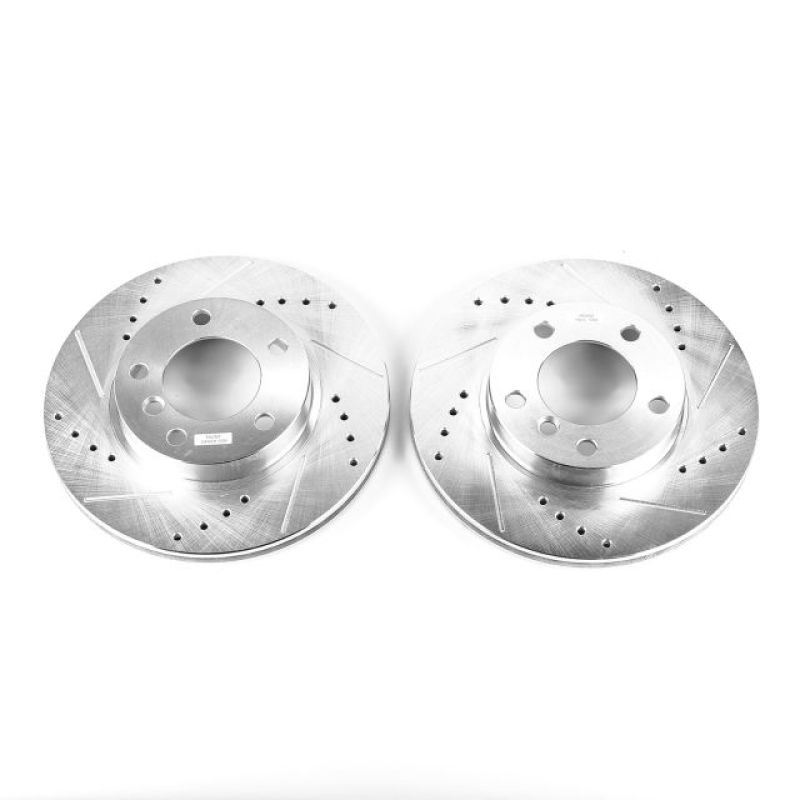 Power Stop 92-98 BMW 318i Front Evolution Drilled & Slotted Rotors - Pair-thumbmail-1