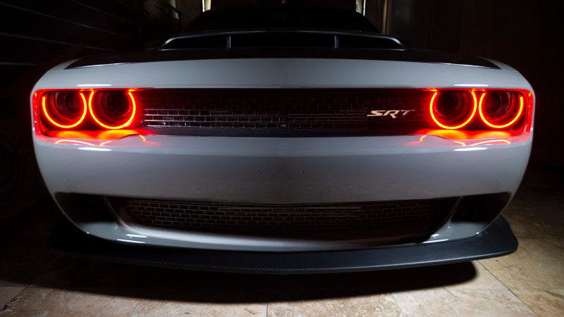 Oracle 15-21 Dodge Challenger Dynamic Surface Mount Headlight Halo Kit - ColorSHIFT - Dynamic-thumbmail-8