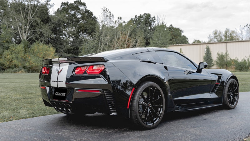 Corsa 2014-2019 Chevrolet Corvette C7 Z06 6.2L 2.75in Xtreme Axle-Back w/ Dual NPP & Quad Black Tips-thumbmail-2