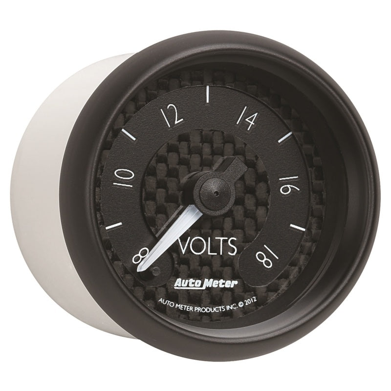 Autometer GT Series 52mm Full Sweep Electronic 8-18 Volts Voltmeter-thumbmail-4