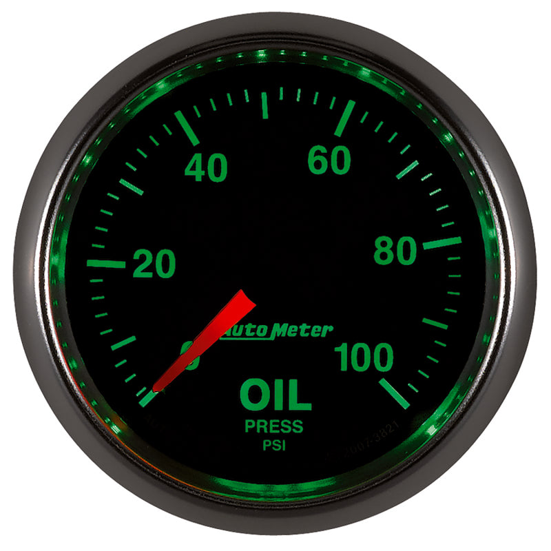 Autometer GS 52mm 0-100 PSI Mechanical Oil Pressure Gauge-thumbmail-4
