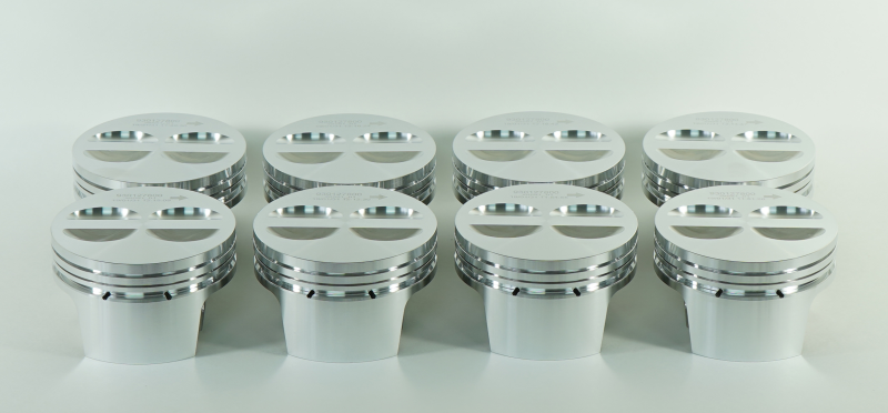 Mahle MS Piston Set GM 604 351ci 4.008in Bore 3.48in Stk 5.7in Rod 0.927 Pin -5cc 10.5 CR Set of 8-thumbmail-2