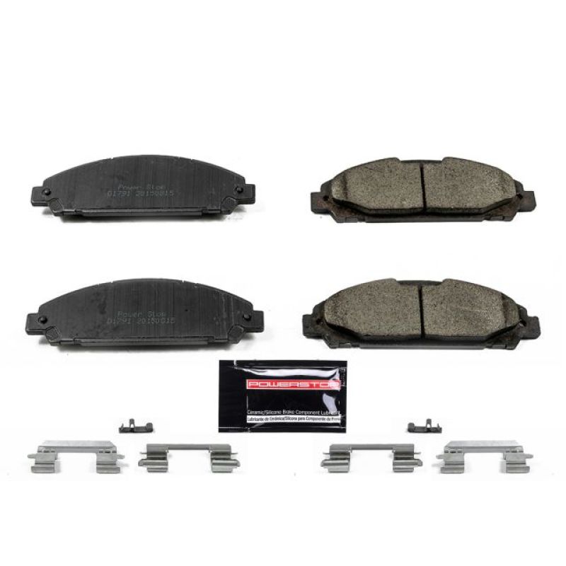 Power Stop 15-19 Ford Mustang Front Z23 Evolution Sport Brake Pads w/Hardware-thumbmail-1