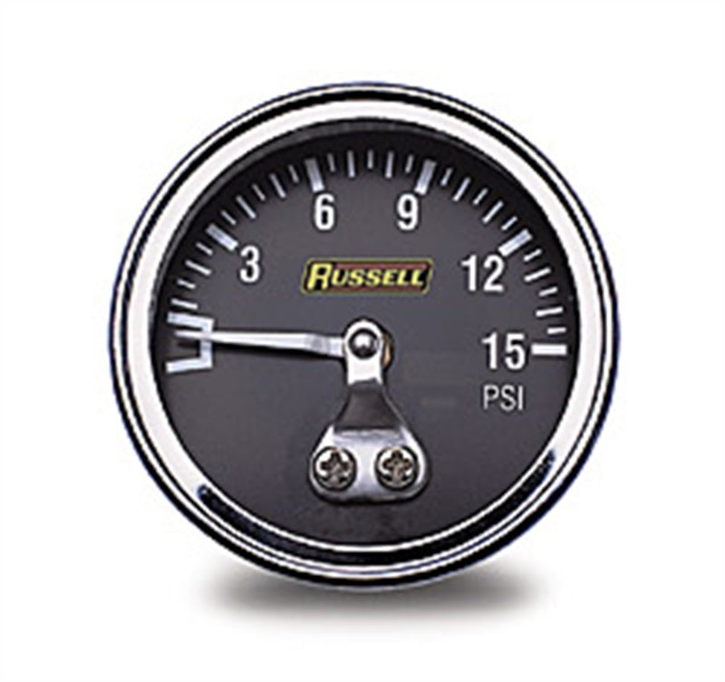 Russell Performance 15 psi fuel pressure gauge (Non liquid-filled)-thumbmail-3