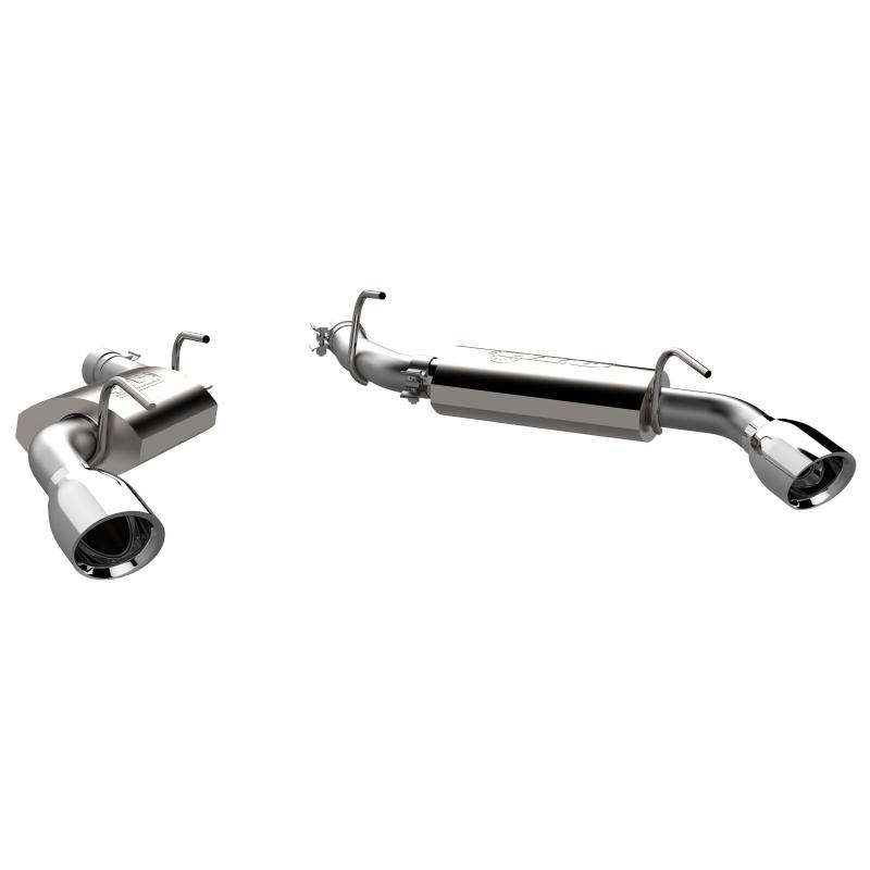 QTP 10-13 Chevrolet Camaro SS 6.2L 304SS AR3 Axle Back Exhaust w/4.5in Tips-thumbmail-2