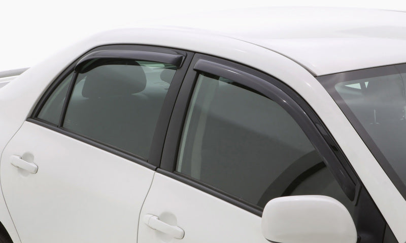 AVS 08-13 Cadillac CTS Ventvisor In-Channel Front & Rear Window Deflectors 4pc - Smoke-thumbmail-6