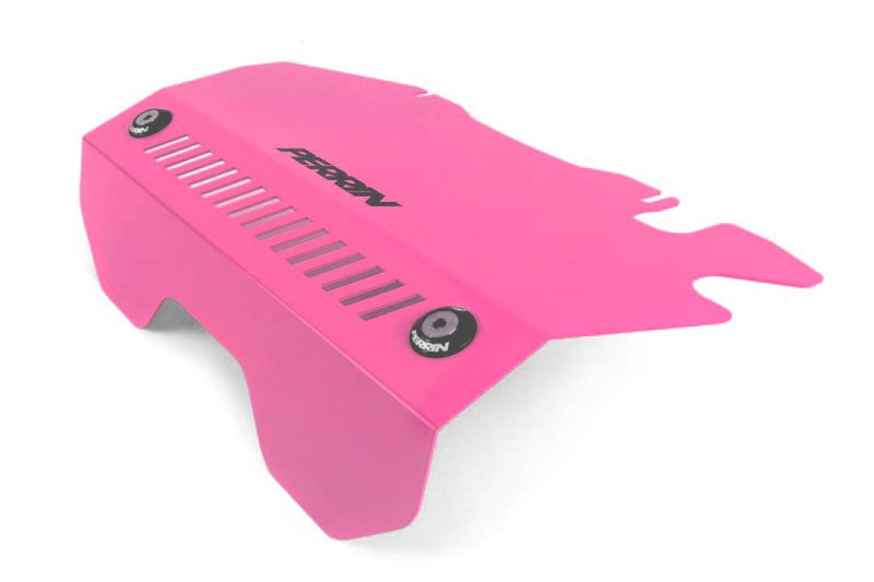 Perrin 2015+ Subaru WRX Engine Cover Kit (Intercooler Shroud + Pulley Cover) - Hyper Pink-thumbmail-3