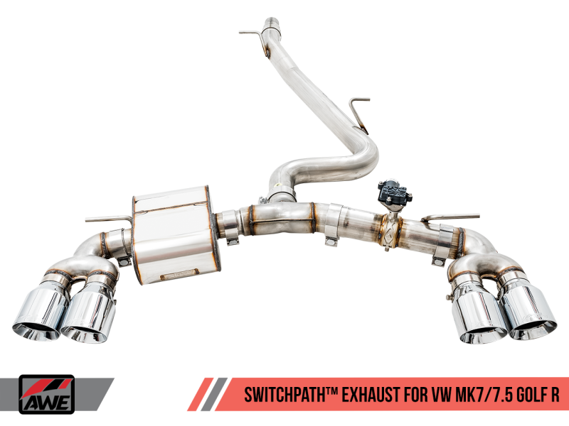 AWE Tuning Mk7 Golf R SwitchPath Exhaust w/Chrome Silver Tips 102mm-thumbmail-1