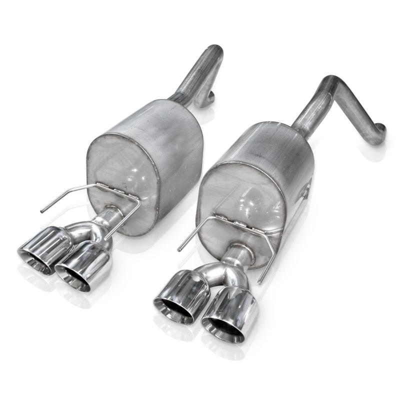 Stainless Works 2009-13 C6 Corvette Axleback 2-1/2in Dual Chambered Turbo Mufflers Quad 4in Tips-thumbmail-9