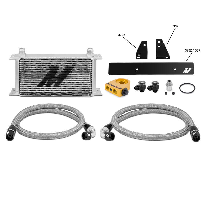 Mishimoto 09-12 Nissan 370Z / 08-12 Infiniti G37 (Coupe Only) Thermostatic Oil Cooler Kit-thumbmail-2