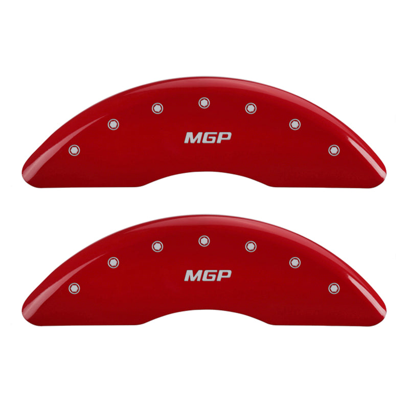 MGP 4 Caliper Covers Engraved Front & Rear MGP Red finish silver ch-thumbmail-2