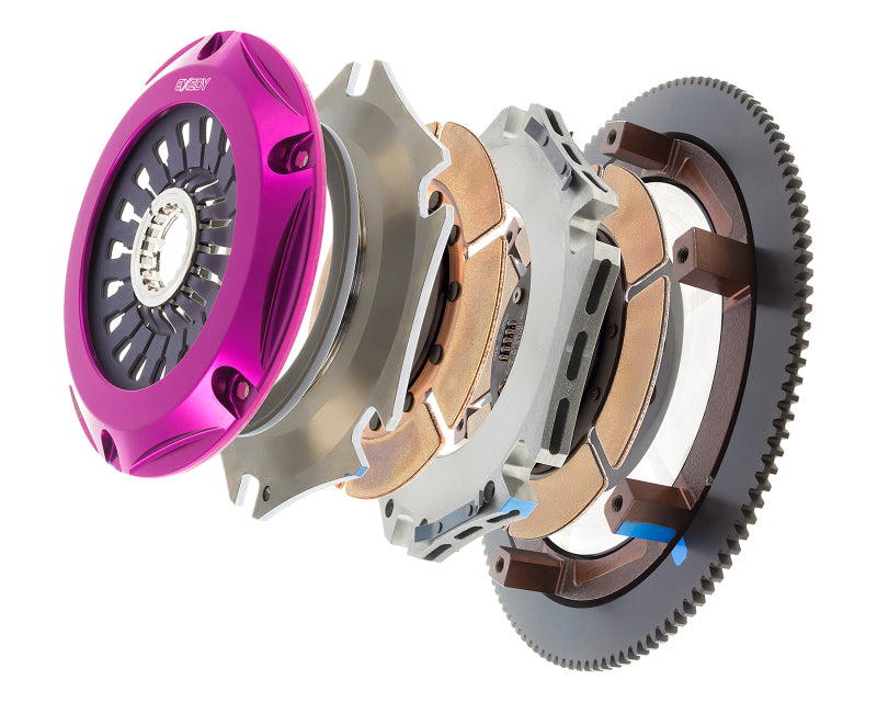 Exedy 2004-2014 Subaru Impreza WRX STI H4 Hyper Twin Cerametallic Clutch Sprung Disc Pull Type-thumbmail-2