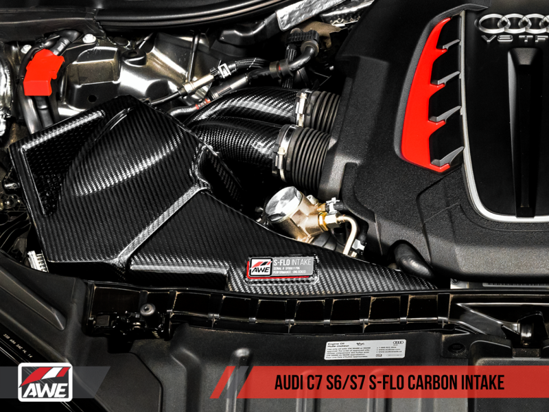 AWE Tuning Audi C7 S6 / S7 4.0T S-FLO Carbon Intake V2-thumbmail-7
