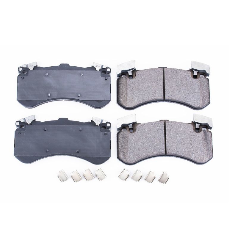 Power Stop 16-18 Audi A7 Quattro Front Z17 Evolution Ceramic Brake Pads w/Hardware-thumbmail-1