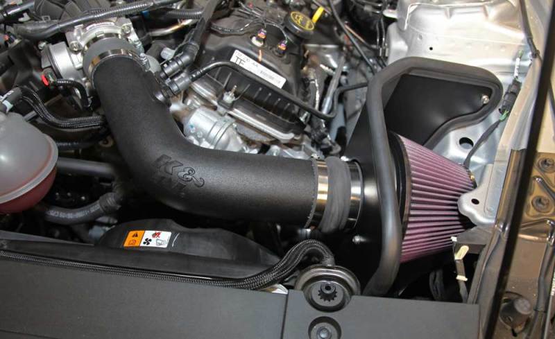 K&N 15-17 Ford Mustang 3.7L V6 F/I Performance Intake Kit-thumbmail-4