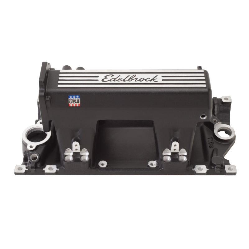 Edelbrock Manifold EFI Pro-Flo XT SB Chevy Etec/Vortec Heads w/ Black Finish-thumbmail-1