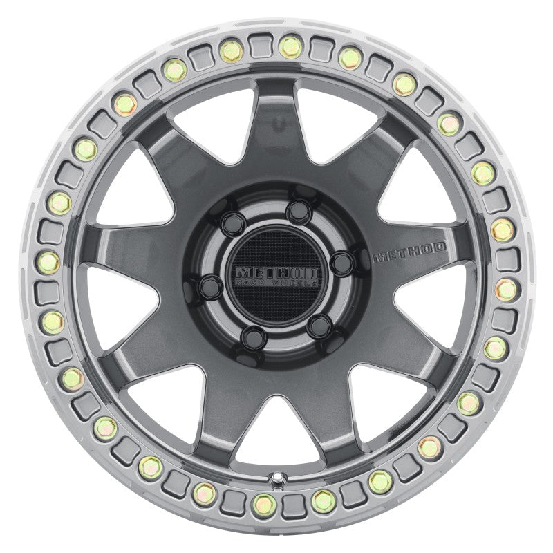 Method MR108 17x9 -44mm Offset 6x5.5 106.25mm CB Gloss Titanium w/BH-H24125-38 Wheel-thumbmail-2