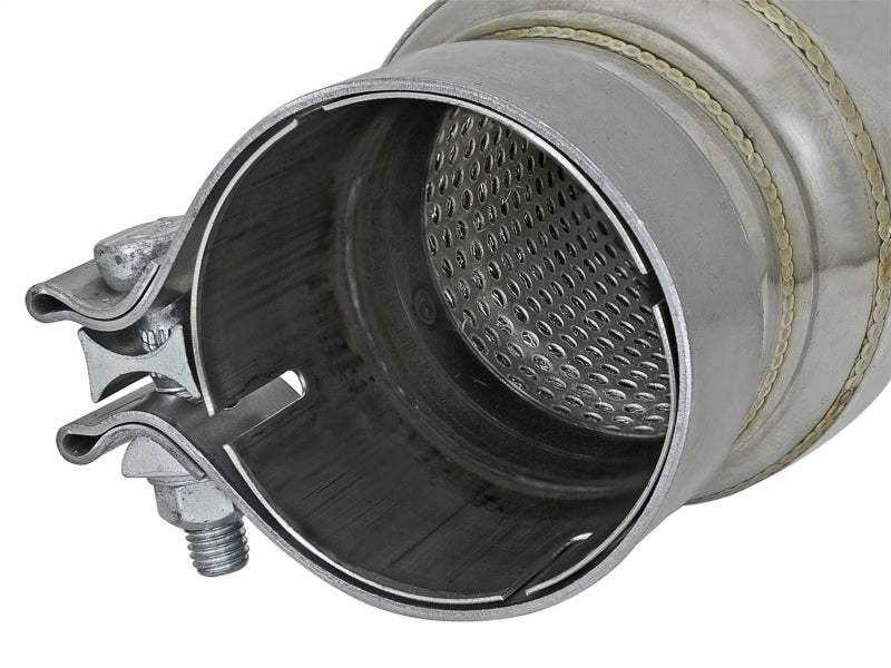 aFe MACH Force-Xp 409 SS Resonator 3in. Inlet/Outlet / 4in. Diameter / 12in. Body / 16in. Length-thumbmail-4