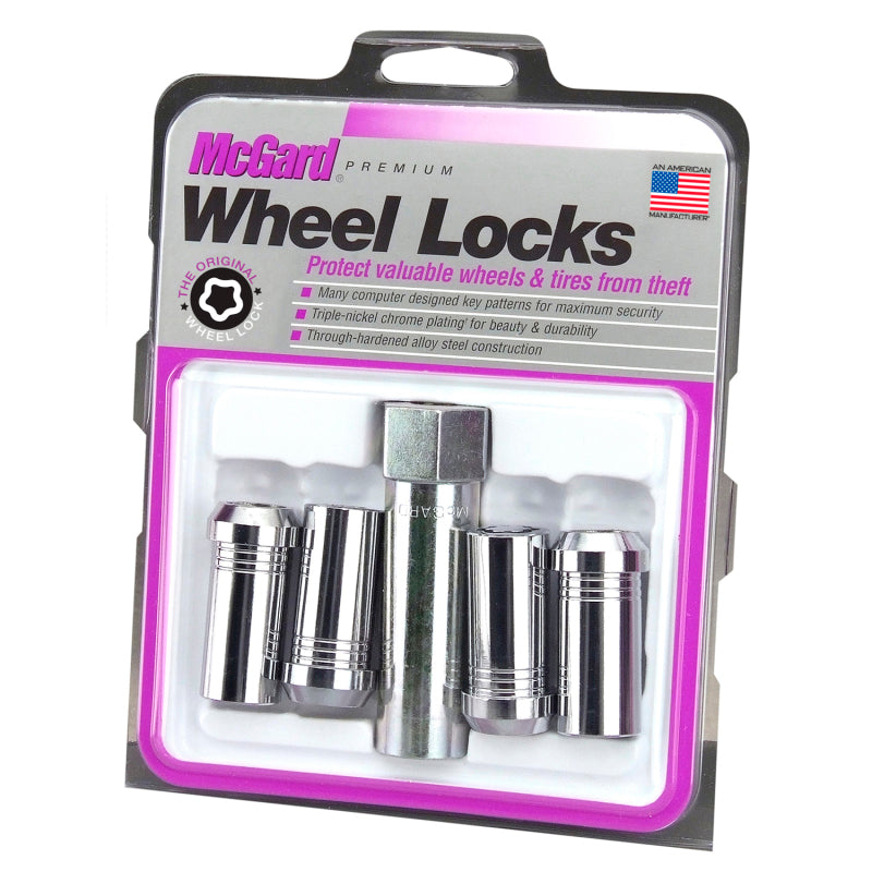 McGard Wheel Lock Nut Set - 4pk. (Tuner / Cone Seat) M14X1.5 / 1in. Hex / 1.935in. Length - Chrome-thumbmail-6