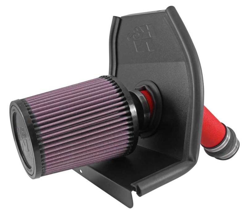 K&N 2015 Subaru WRX-STI 2.5L H4 Red Typhoon Short Ram Intake-thumbmail-1