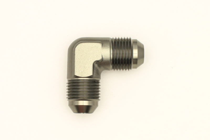 DeatschWerks 8AN Male Flare To 8AN Male Flare 90-Degree Coupler Fitting-thumbmail-2