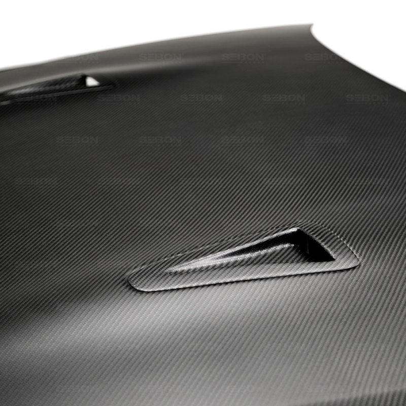 Seibon 09-10 Nissan Skyline R35 GT-R OEM-Dry Carbon Fiber Hood-thumbmail-2