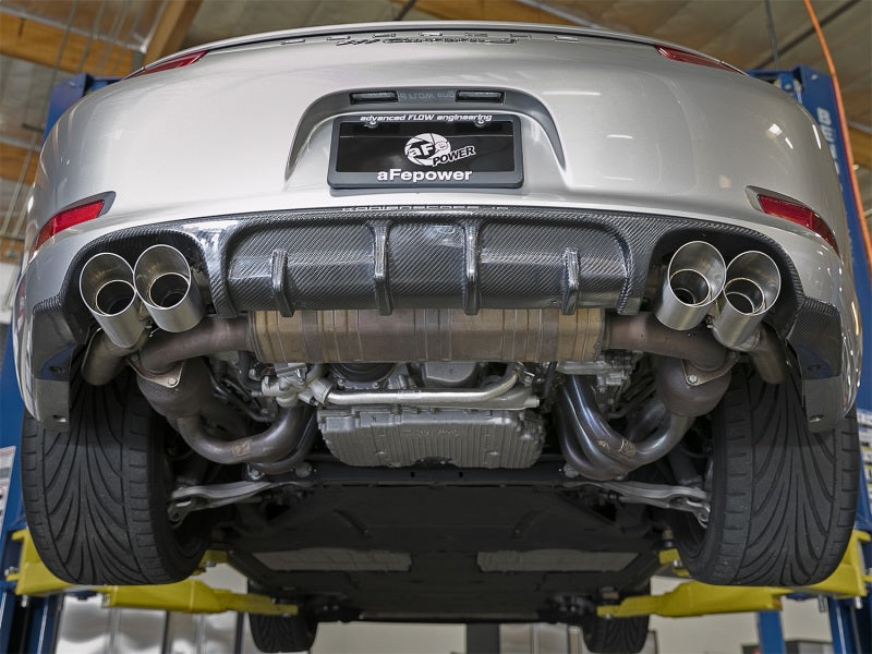 aFe MACH Force-Xp 304 SS OE Exhaust Tips Polished 12-16 Porsche 911 (C2S 991) H6 3.8L-thumbmail-2