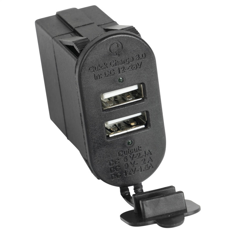 Rugged Ridge Dual USB Port With Qi capabilities 3.0-thumbmail-1