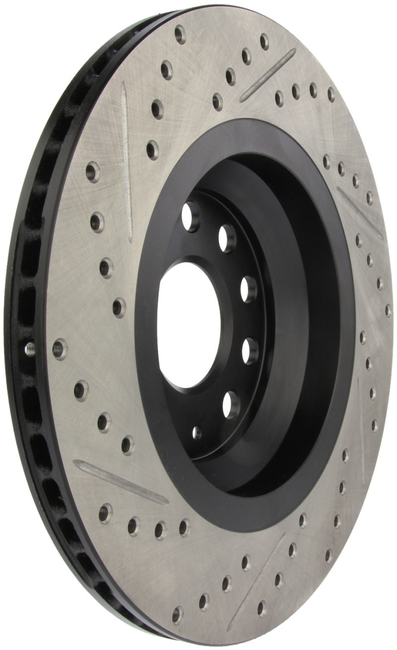StopTech 09 VW Passat CC / 06-09 Passat Slotted & Drilled Left Rear Rotor-thumbmail-1