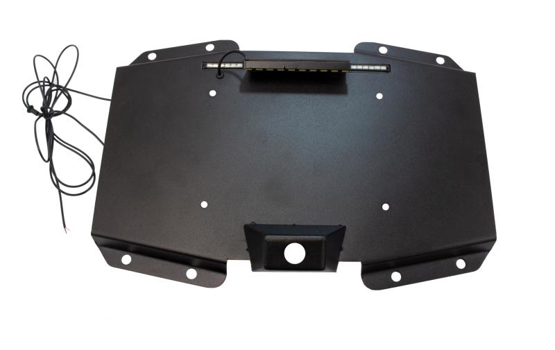 Kentrol 2018+ Jeep Wrangler JL Backside License Plate Mount Black-thumbmail-1