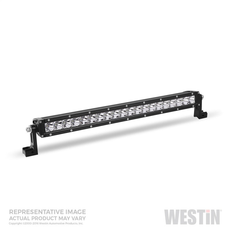Westin Xtreme LED Light Bar Low Profile Single Row 30 inch Flood w/5W Cree - Black-thumbmail-6