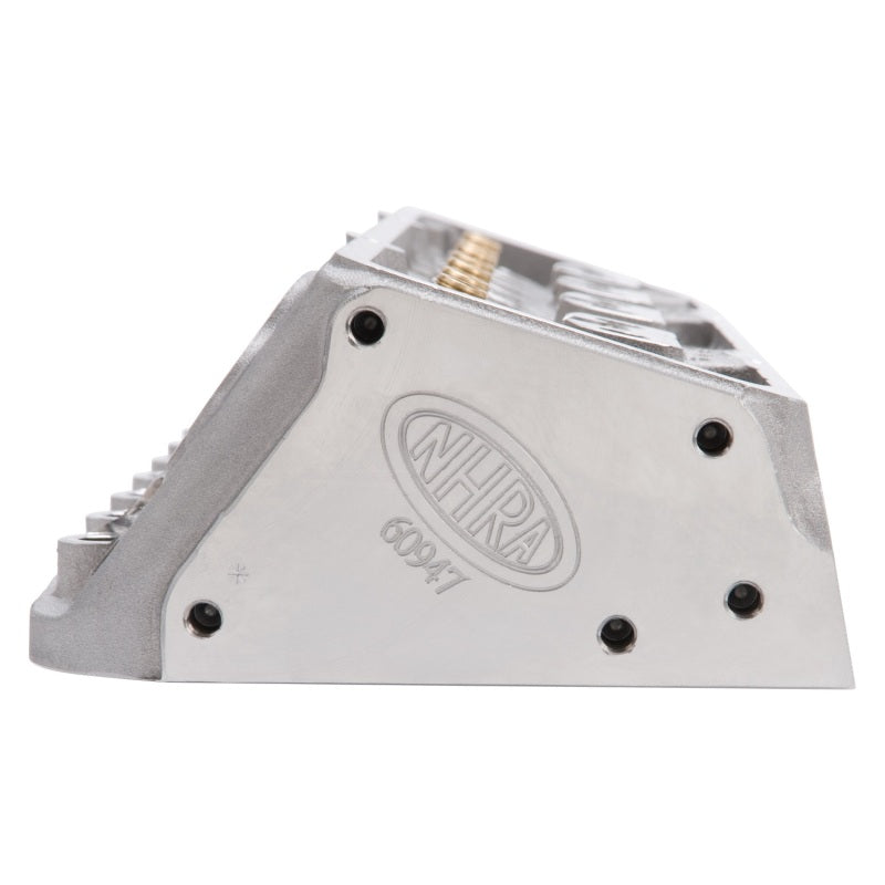 Edelbrock Cyl Head SBC Nhra Legal 64cc Angled Plug Bare Single-thumbmail-11