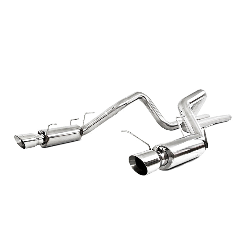 MBRP 11-12 Ford Shelby GT 500 T304 3in Cat Back Dual Split Rear Race Version 4.5in Tips-thumbmail-2
