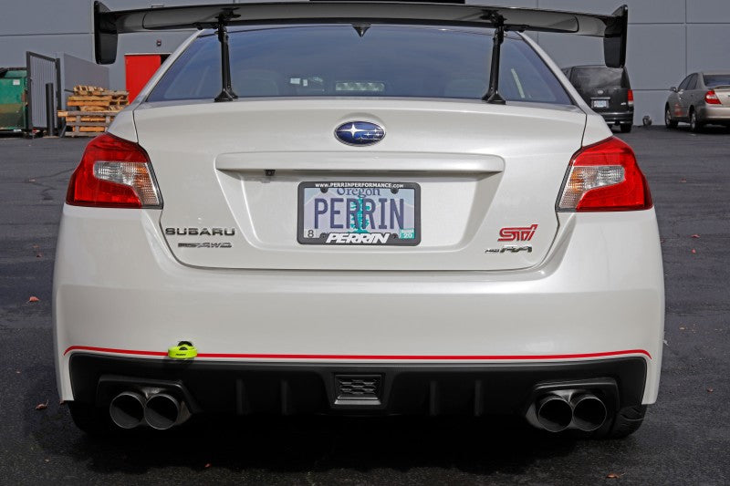 Perrin 15-19 Subaru WRX/STI Tow Hook Kit (Rear) - Neon Yellow-thumbmail-3