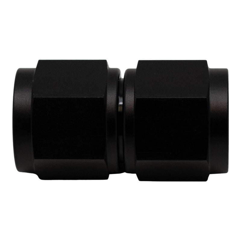 DeatschWerks 10AN Flare Female Swivel to 10AN Flare Female Swivel - Anodized Matte Black-thumbmail-1