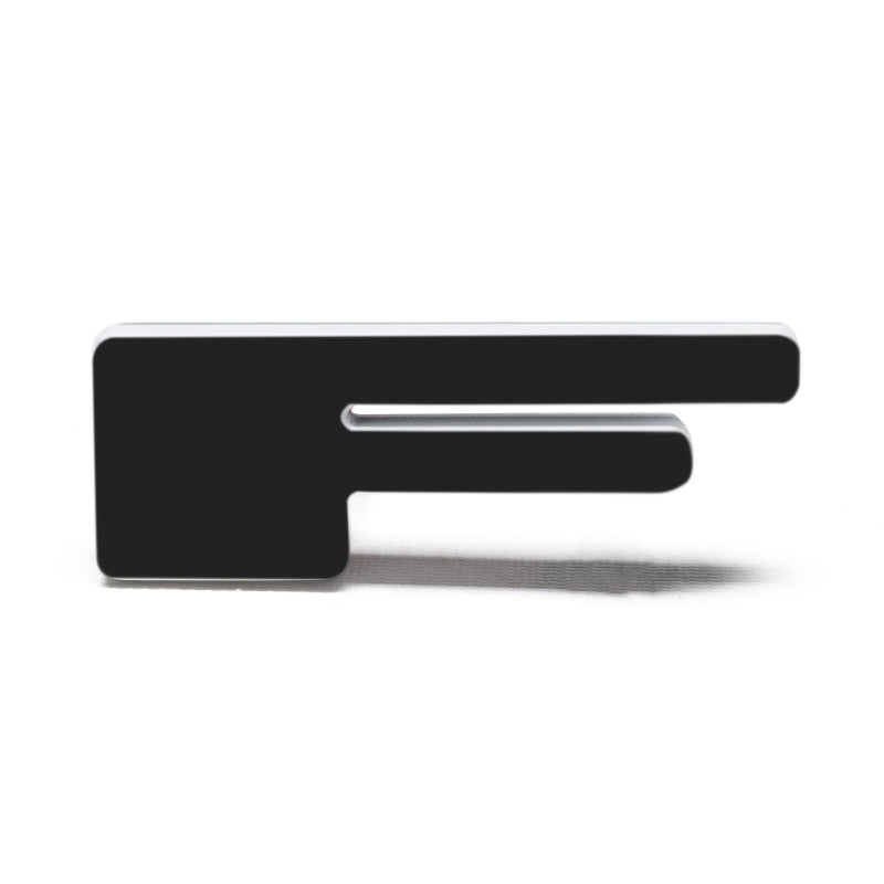 ORACLE Lighting Universal Illuminated LED Letter Badges - Matte Black Surface Finish - F-thumbmail-3