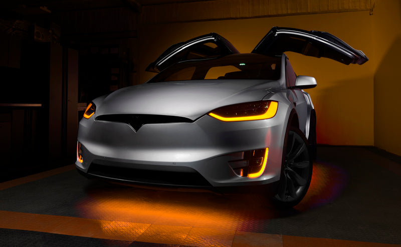 ORACLE Lighting 16-21 Tesla Model X Dynamic ColorSHIFT Headlight & Fog Light DRL Upgrade Kit-thumbmail-12