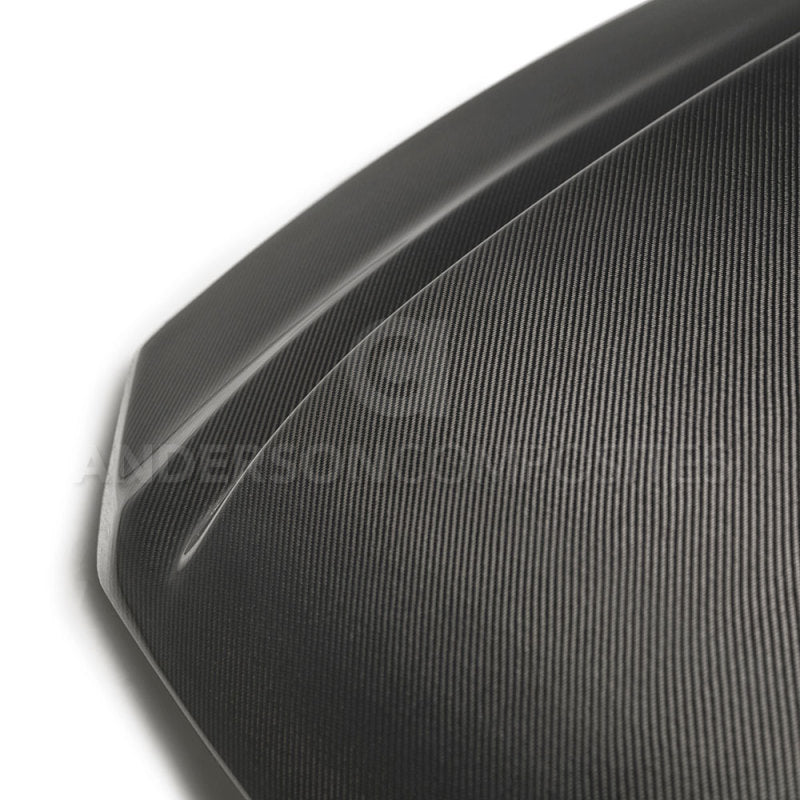 Anderson Composites 2013-2014 Ford Mustang Type-CJ Carbon Fiber Cowl Hood-thumbmail-6