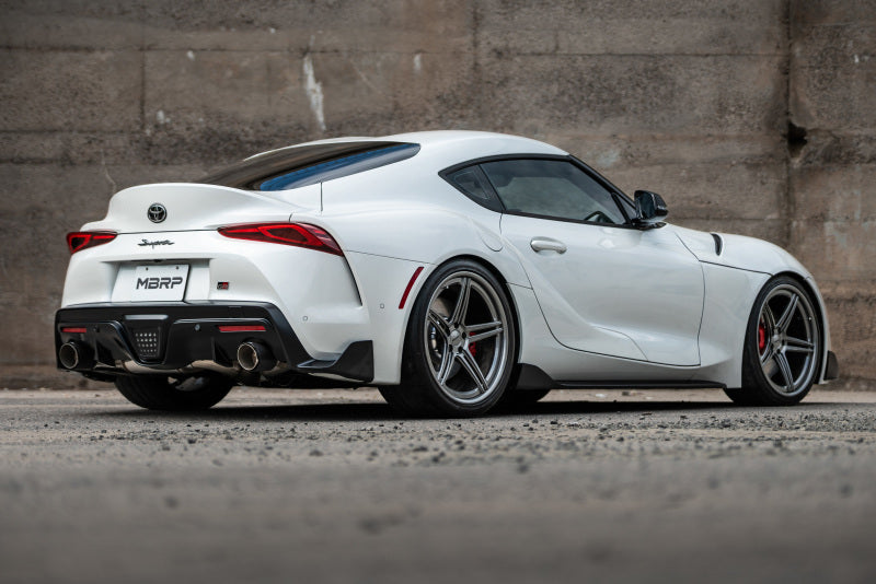 MBRP 2020+ Toyota Supra 3.0L 3in Catback Dual Rear Carbon Fiber Tips - T304-thumbmail-3