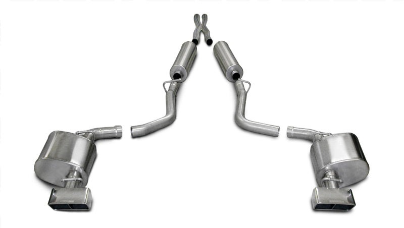 Corsa 09-10 Dodge Challenger R/T 5.7L V8 Manual Polished Xtreme Cat-Back Exhaust-thumbmail-2
