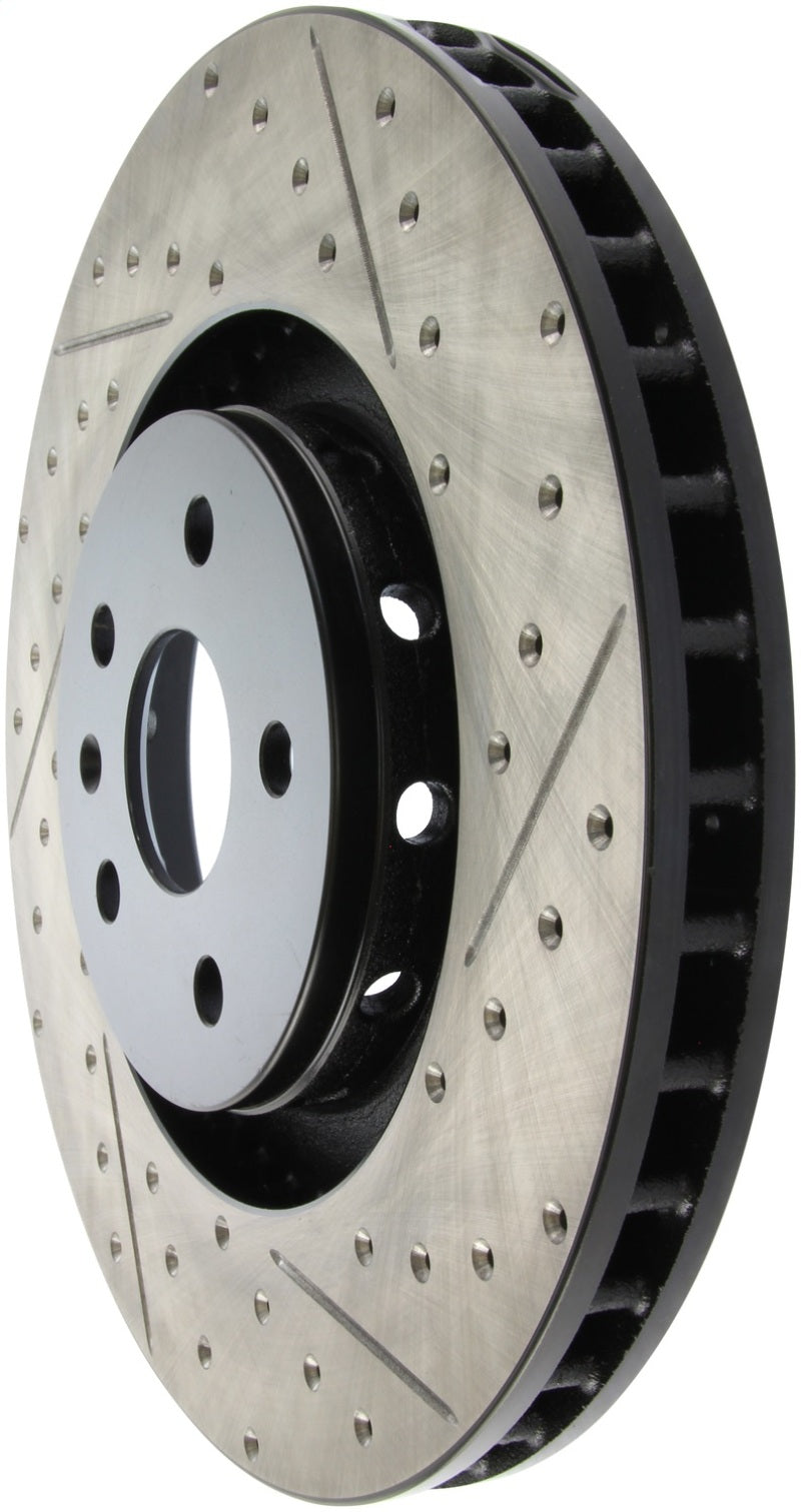 StopTech Drilled & Slotted Left Sport Brake Rotor for 2009 Cadillac CTS-V-thumbmail-4