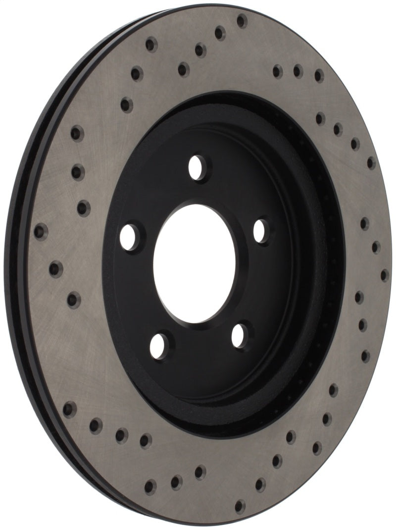 StopTech 05-10 Ford Mustang V6/4.0L / GT V8/4.6L Cross Drilled Right Rear Rotor-thumbmail-7