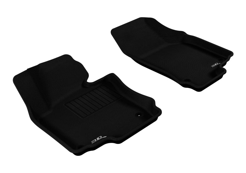 3D MAXpider 2005-2010 Volkswagen Jetta/Golf Kagu 1st Row Floormat - Black-thumbmail-1