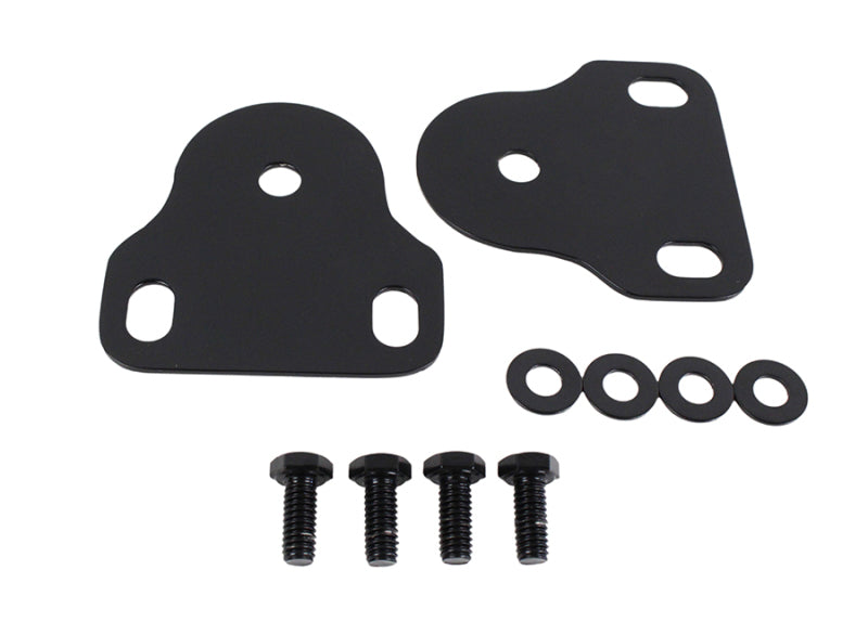 Kentrol 76-95 Jeep CJ/Wrangler YJ Interior Windshield Brackets Pair - Powdercoat Black-thumbmail-1
