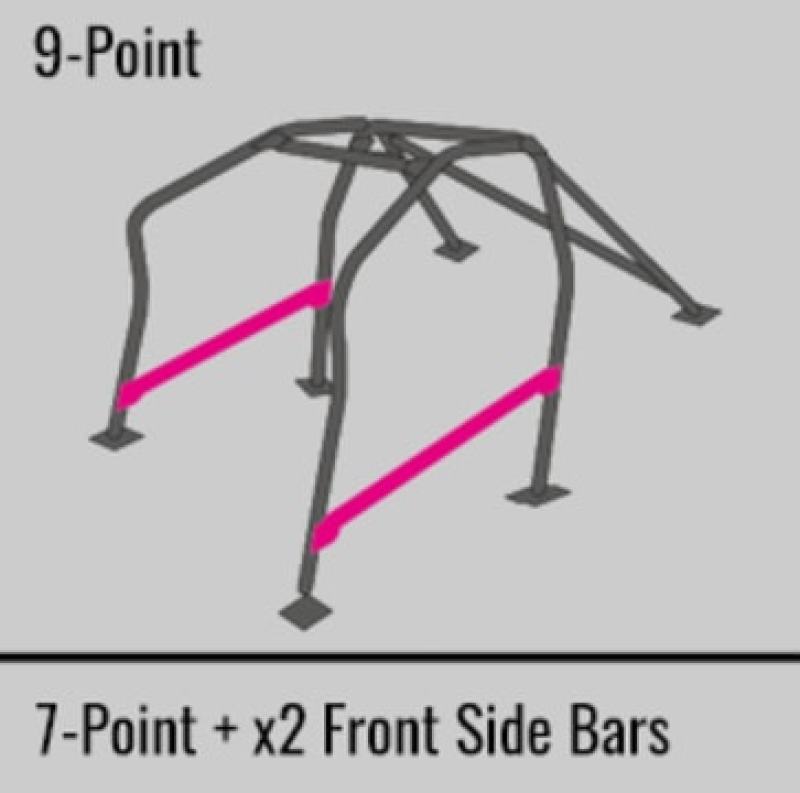 Cusco Safety 21 2 Passenger 9Pt Roll Cage Subaru Impreza GRB/GVB (S/O / No Cancel)-thumbmail-1