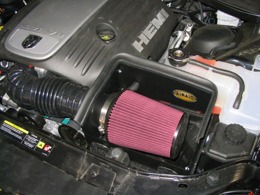 Airaid 05-08 Dodge Magnum/Chrysler 300C 5.7L Hemi CAD Intake System w/o Tube (Oiled / Red Media)