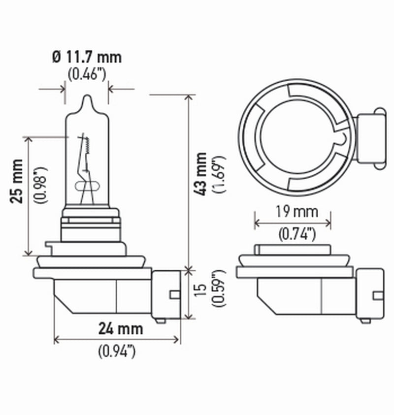 Hella H9 12V 65W PGJ19-5 HP 2.0 Halogen Bulbs-thumbmail-7