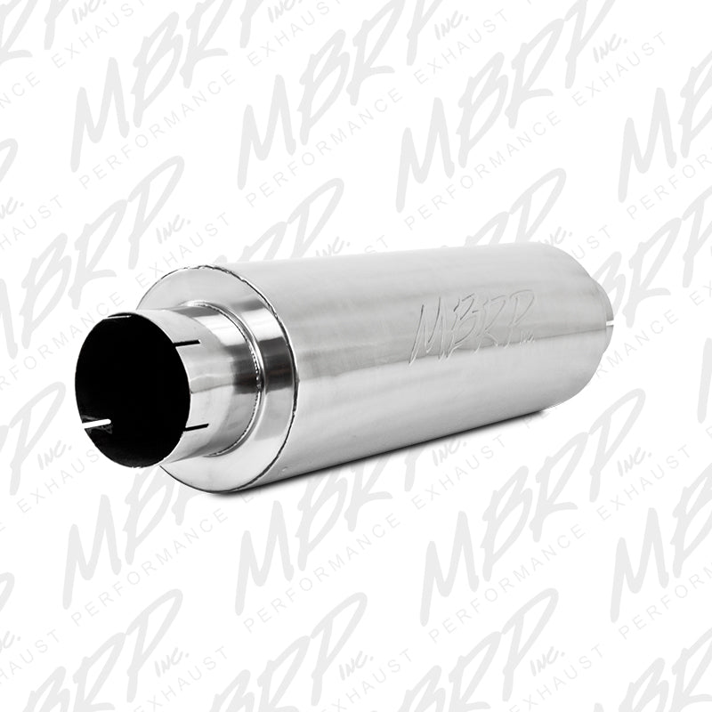 MBRP Universal Quiet Tone Muffler 5in Inlet /Outlet 8in Dia Body 31in Overall-thumbmail-2